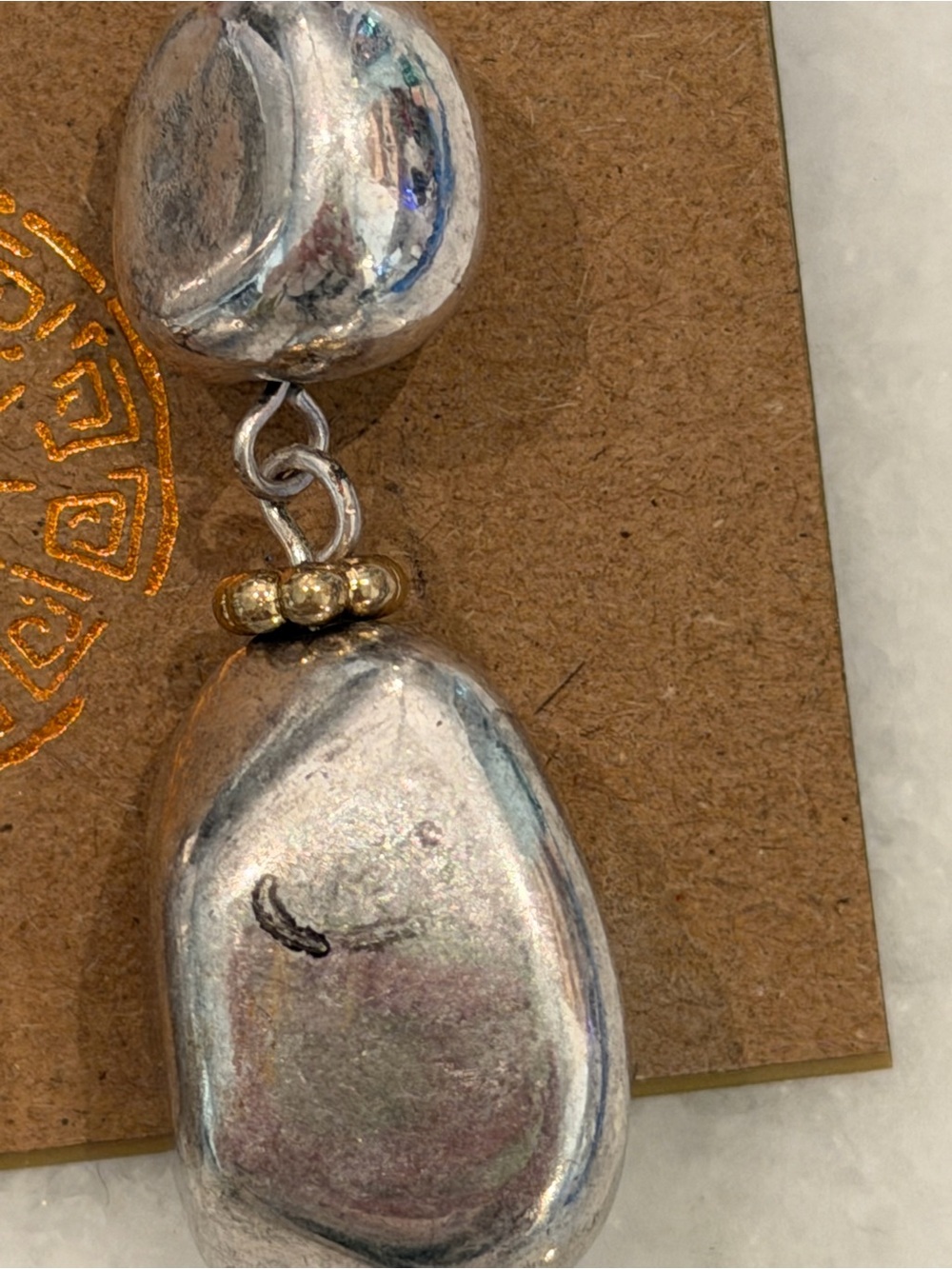 Ruby Rd. Silver Drop Earrings - Picture 4 of 4